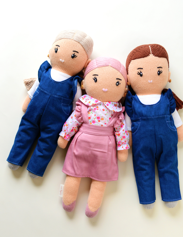 "Savannah Rose-Grace Bestie" Signature Hand-Knit Girl Doll